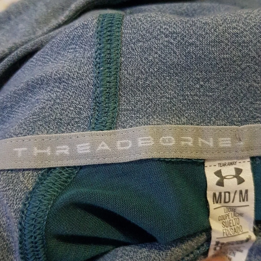 M Under Armour Hoodie Teal - Picture 4 of 6